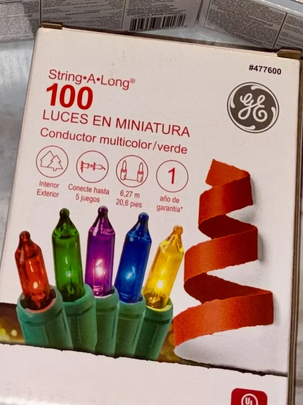 Set-3 💡100-count each 🕯️20.6-ft String-A-Long Multi-Color -Blue & Purple